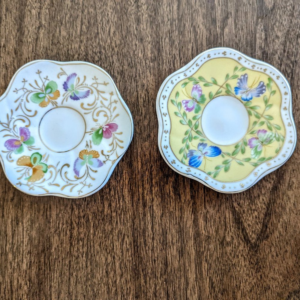 Formalities Demi Tea Saucers By Baum Bros. - Butterflies